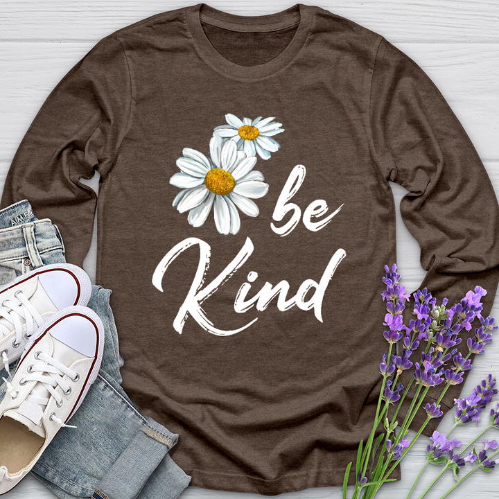 Be Kind Daisy Long Sleeve Tee