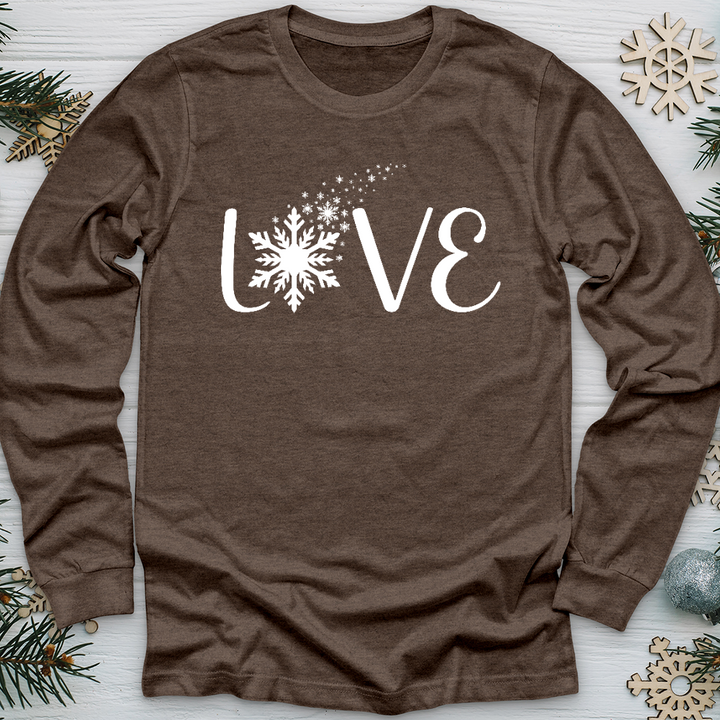 Love Snowflake Long Sleeve Tee