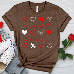 Heart Evolution Heathered Tee