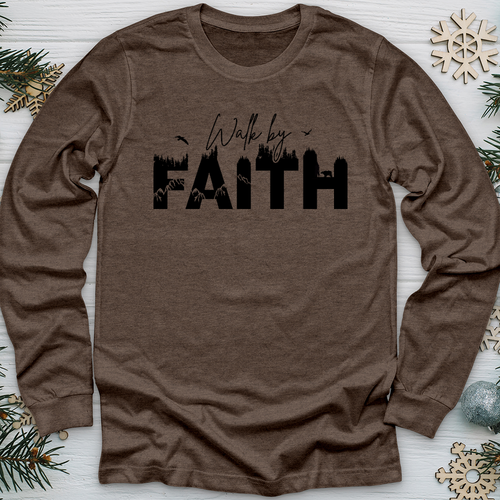 Walk by Faith Wilderness 01 Long Sleeve Tee