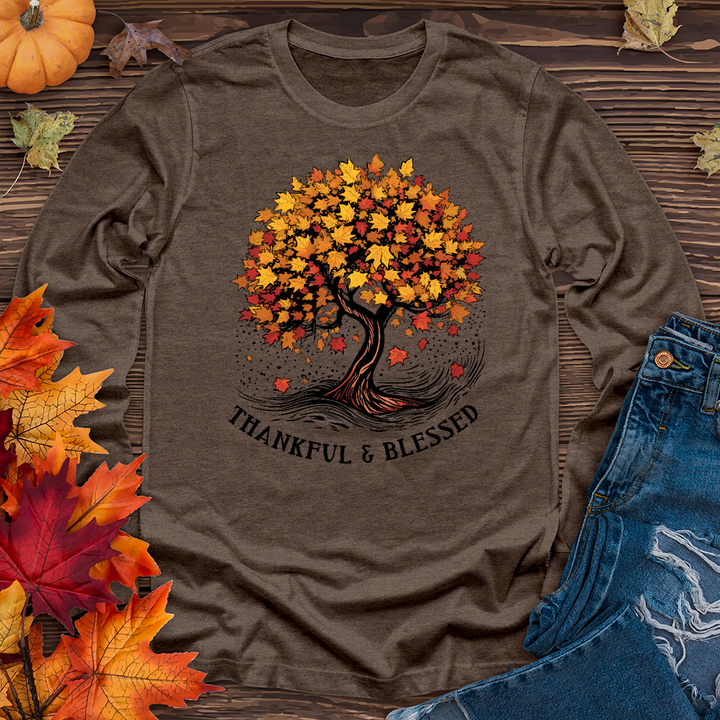 Thankful Harvest Celebration Long Sleeve Tee