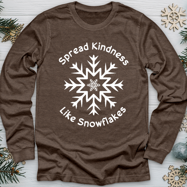 Spread Kindness Like Snowflakes Long Sleeve Tee