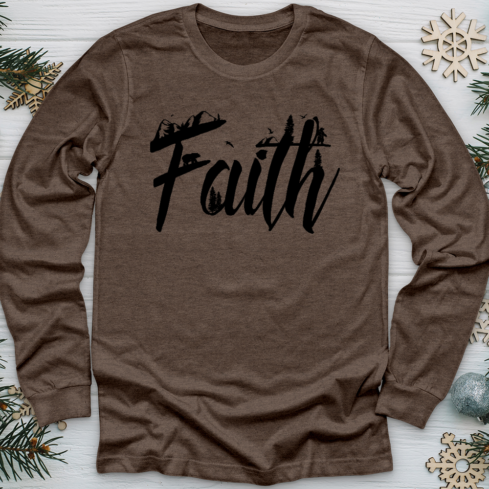 Faith Bear 01 Long Sleeve Tee