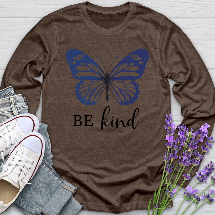 Be Kind Butterfly Long Sleeve Tee