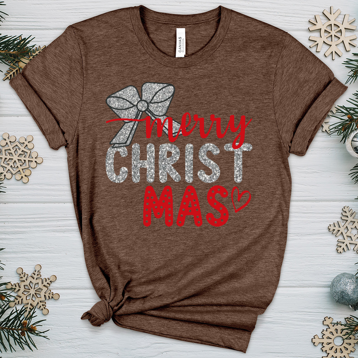 Merry Christmas Heathered Tee