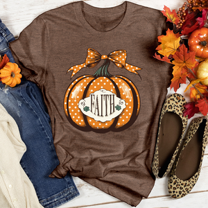 Spotted Faith Pumpkin Heathered Tee