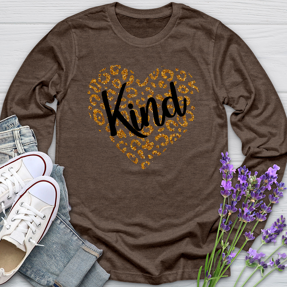 Kind Gold Heart Long Sleeve Tee