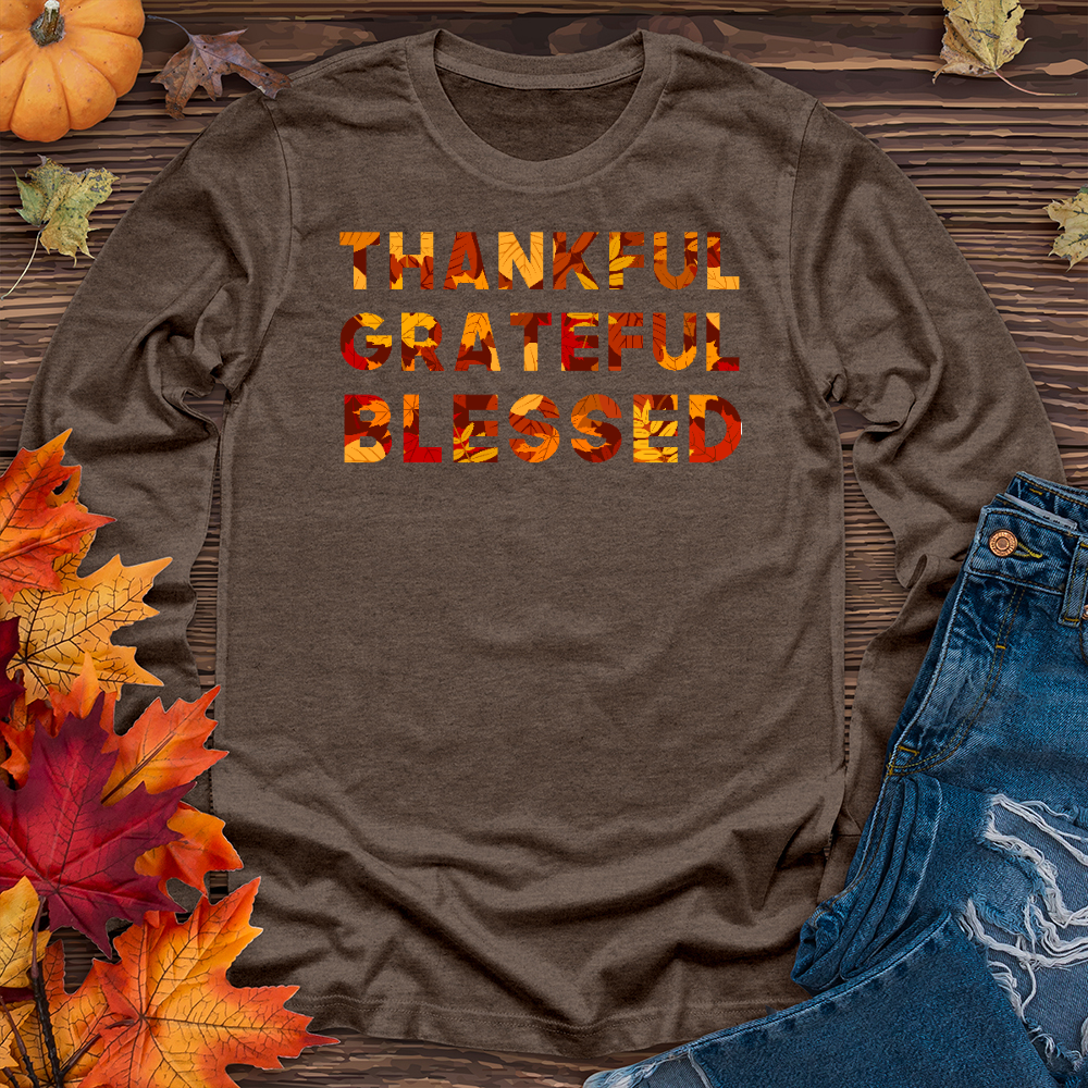 TGB Fall Pattern Long Sleeve Tee