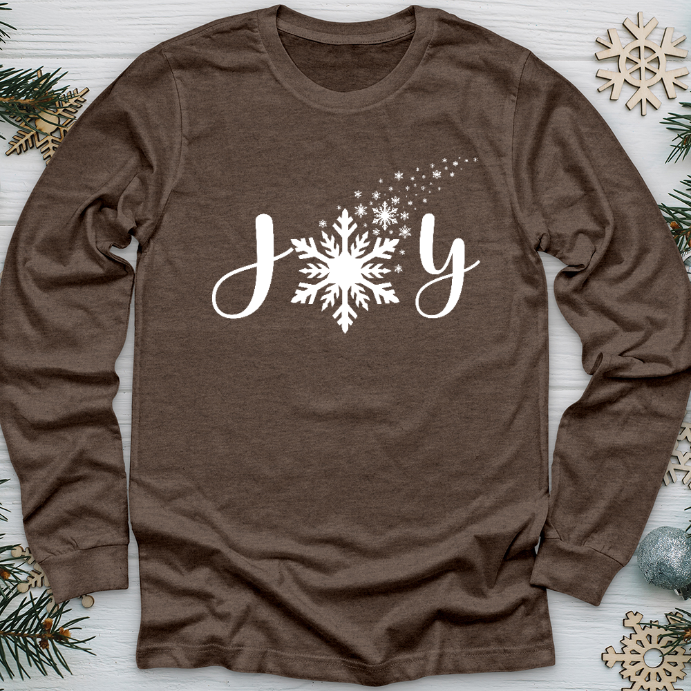 Joy Snowflake Long Sleeve Tee