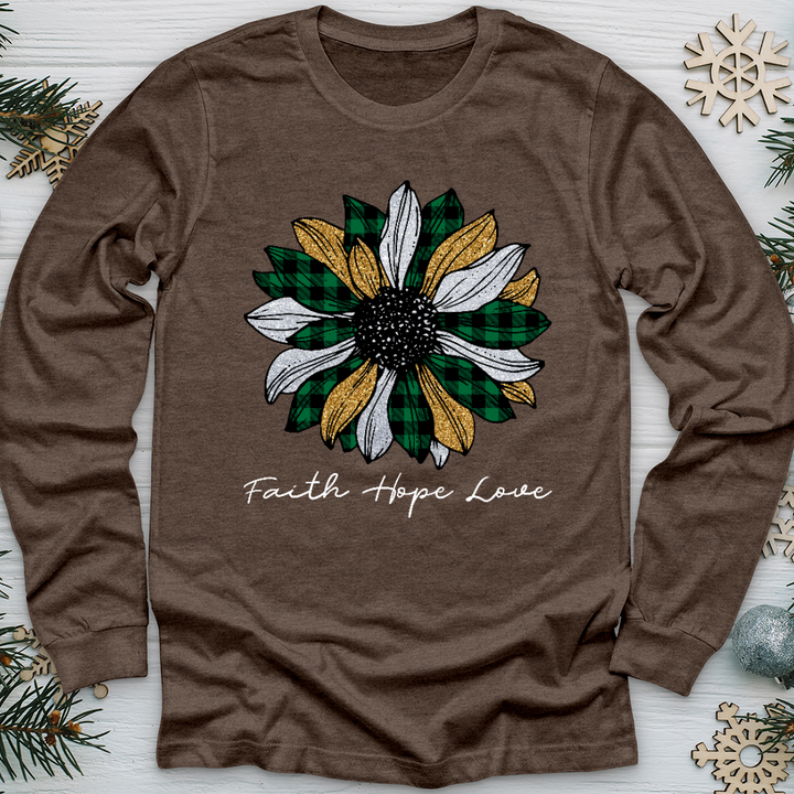 Faith, Hope, Love Long Sleeve Tee