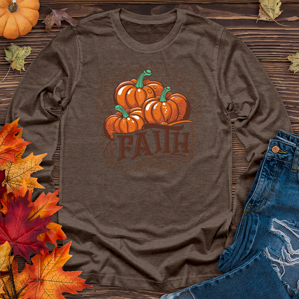 Autumn Affection Pumpkins Long Sleeve Tee