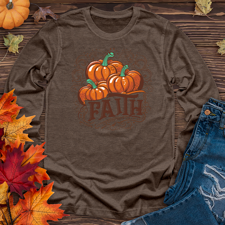 Autumn Affection Pumpkins Long Sleeve Tee