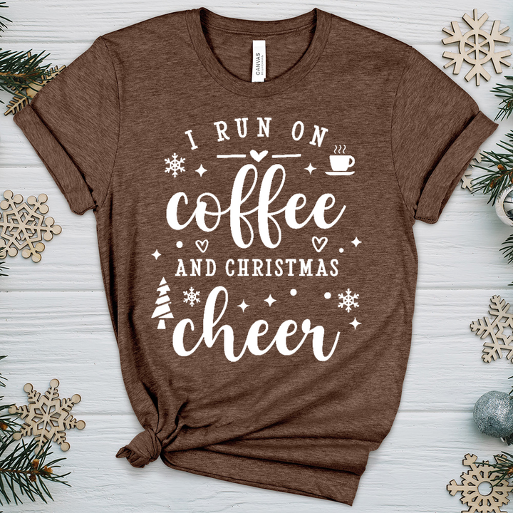 Christmas Coffee Heathered Tee