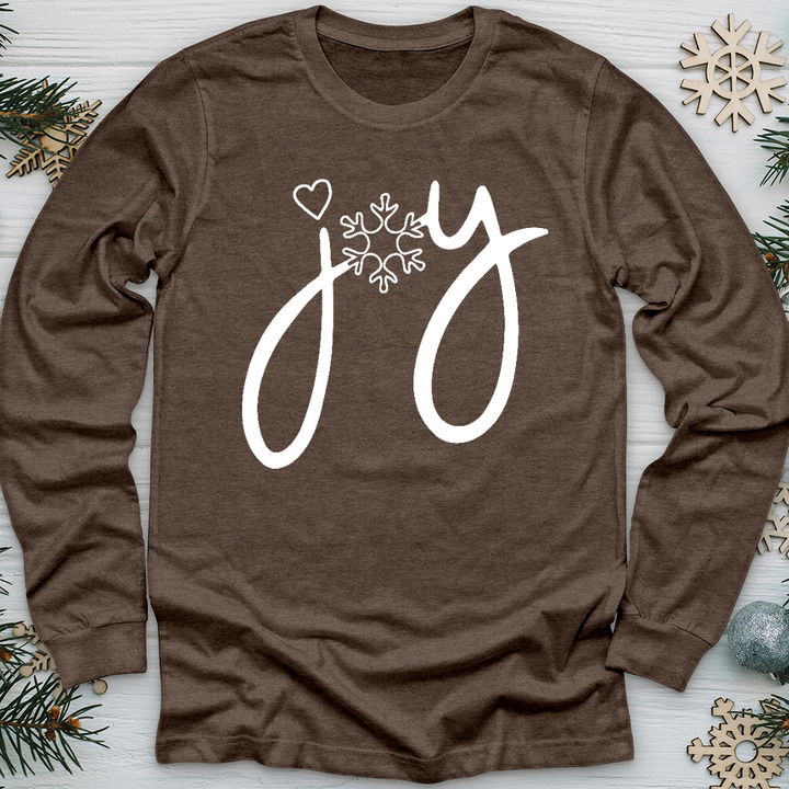 Joy Snowflake 01 Long Sleeve Tee