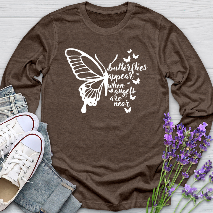 Butterflies Appear Long Sleeve Tee