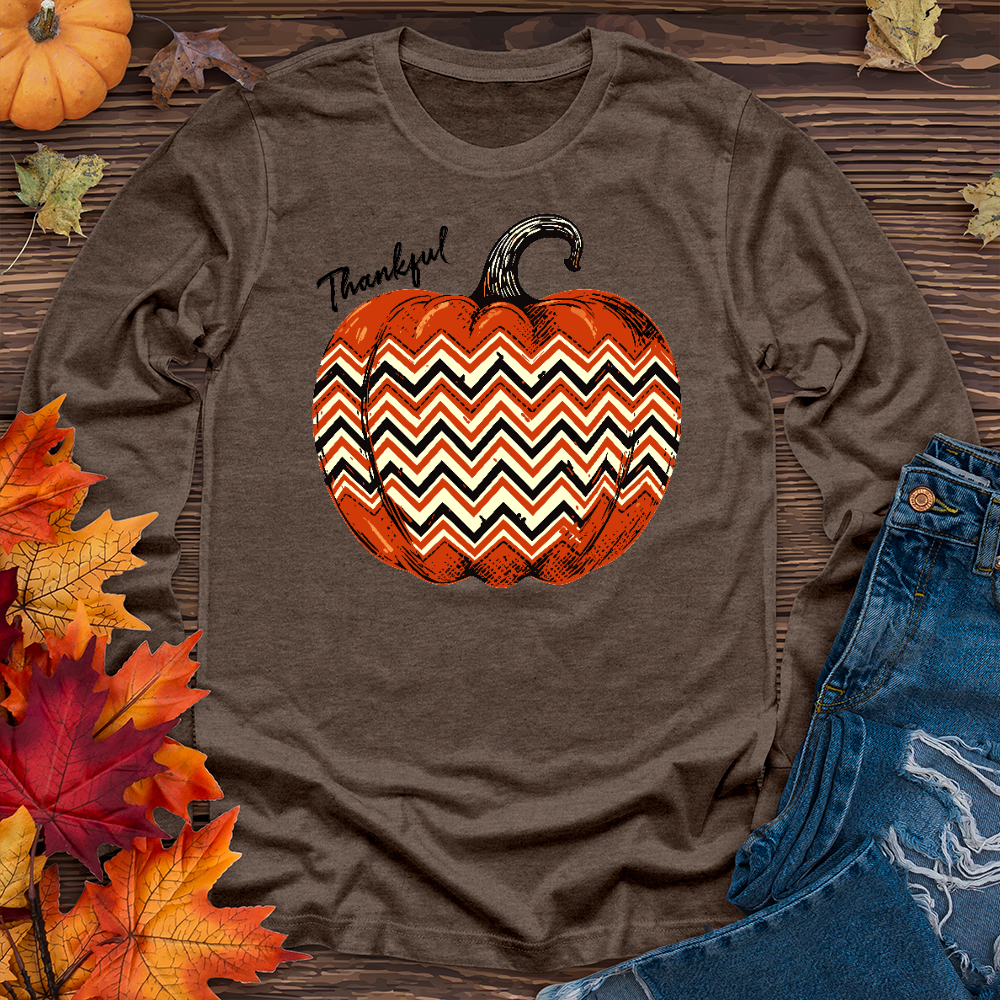 Thankful Pumpkin Love Long Sleeve Tee