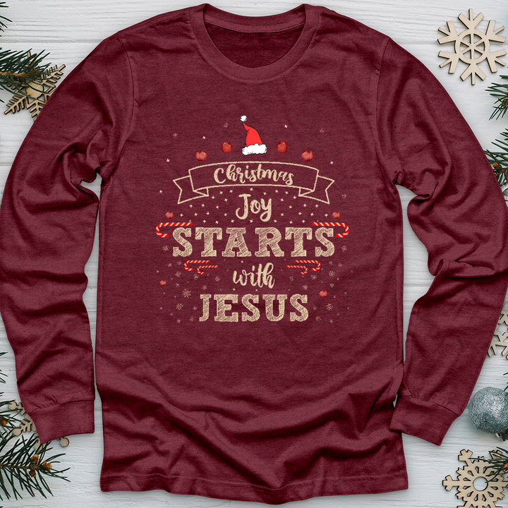 Christmas Joy Long Sleeve Tee