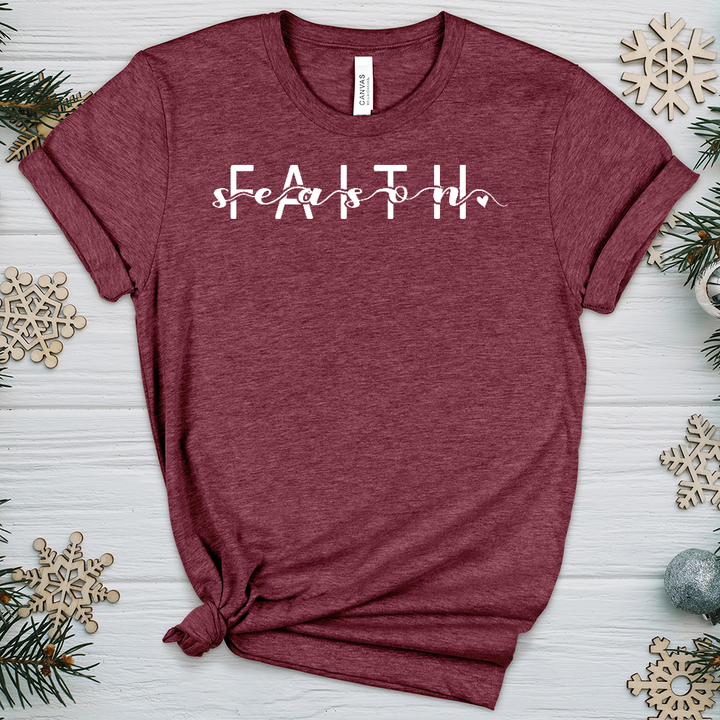 Faith Season Heathered Tee