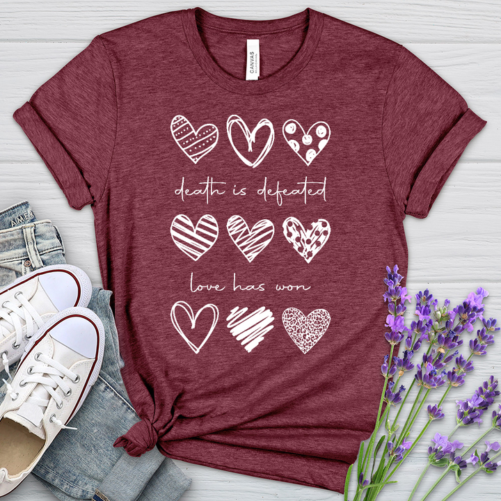 Love Has Won Heathered Tee