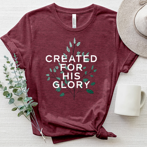 Created For His Glory Heathered Tee