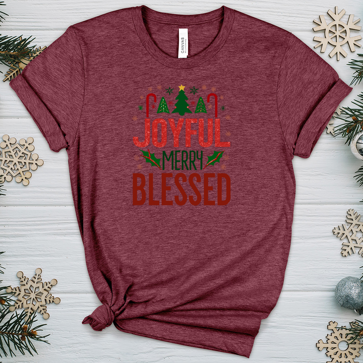 Joyful Scene Heathered Tee