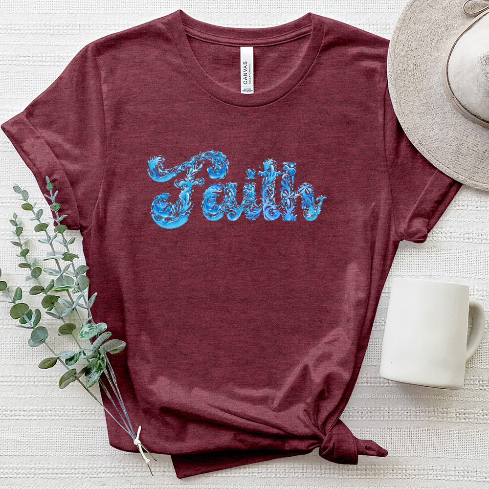 Faith Splash Heathered Tee