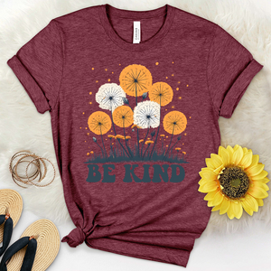 Be Kind Dandelion Garden Heathered Tee