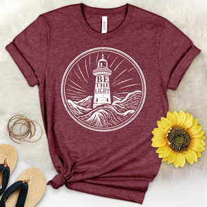 Be The Light Heathered Tee