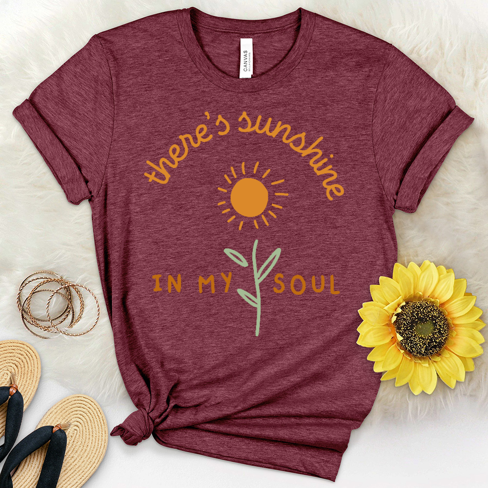 There's Sunshine Heathered Tee