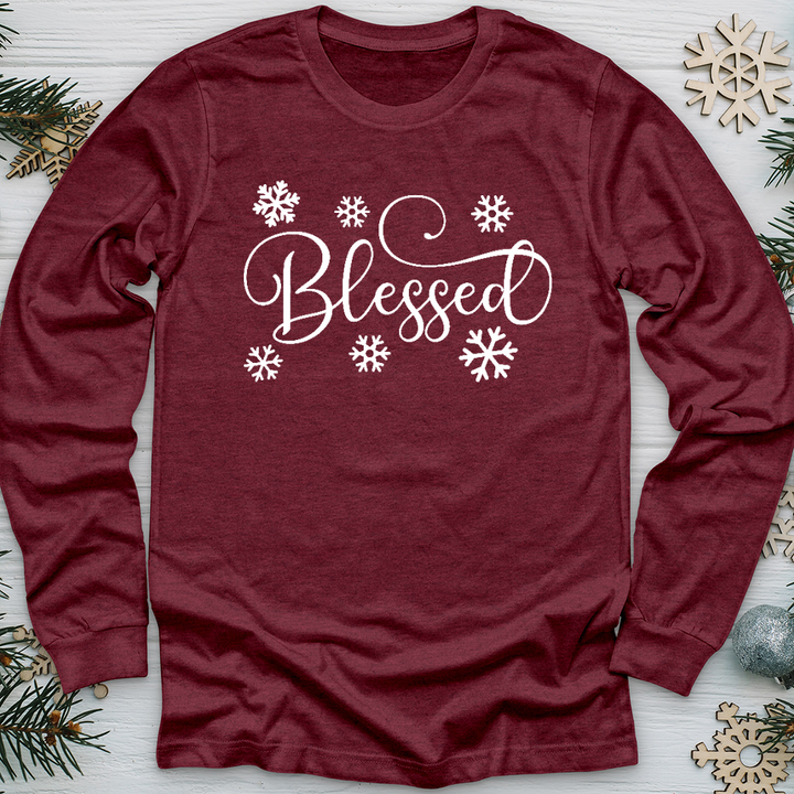 Blessed Snowflake Long Sleeve Tee