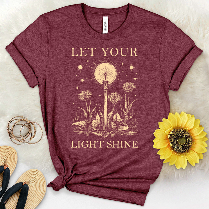 Dandelion Light Shine Heathered Tee