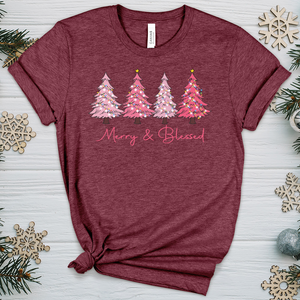 Merry & Blessed Heathered Tee