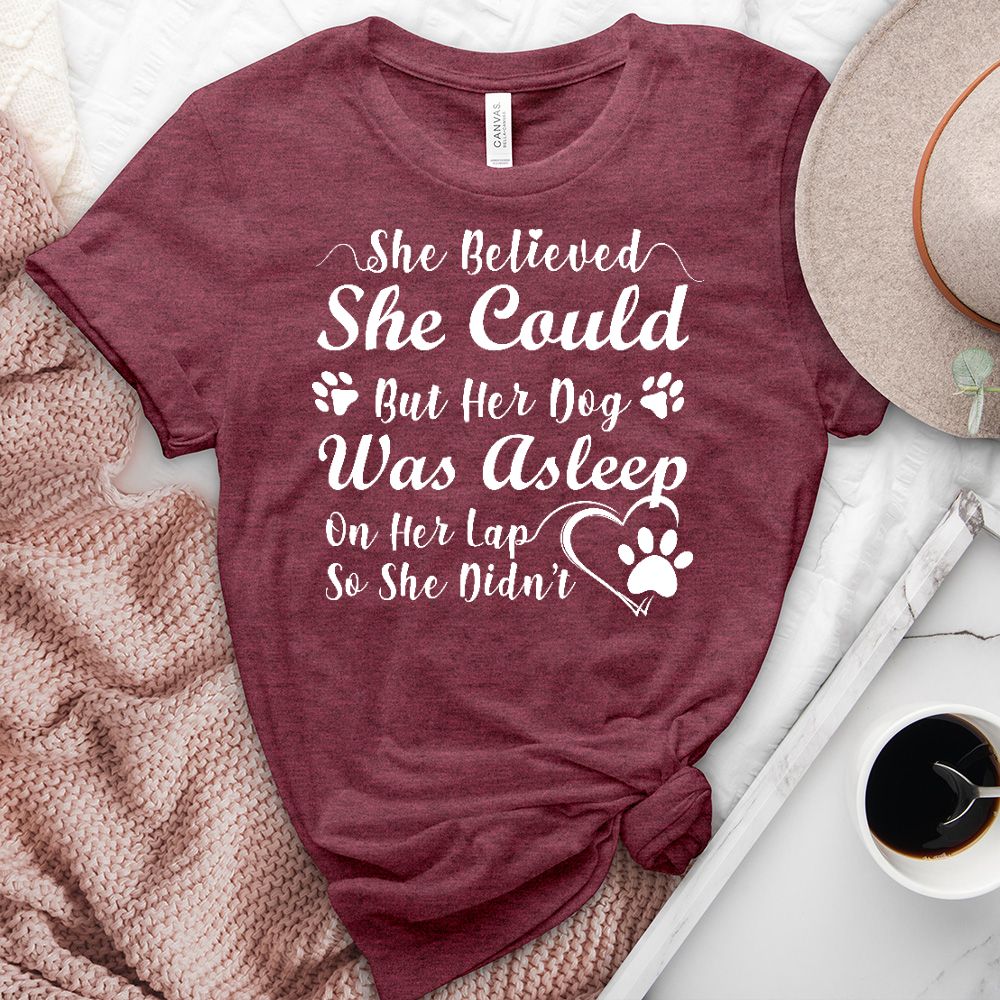 She Believed She Could Heathered Tee