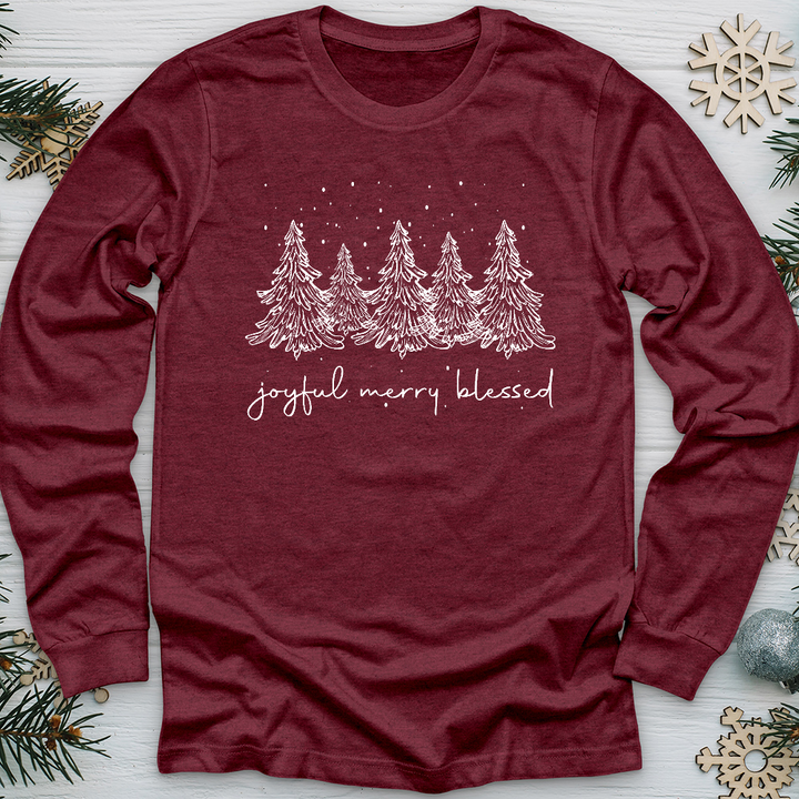 Winter Forest Snow Long Sleeve Tee