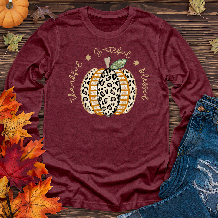 TGB Faux Pumpkin Long Sleeve Tee