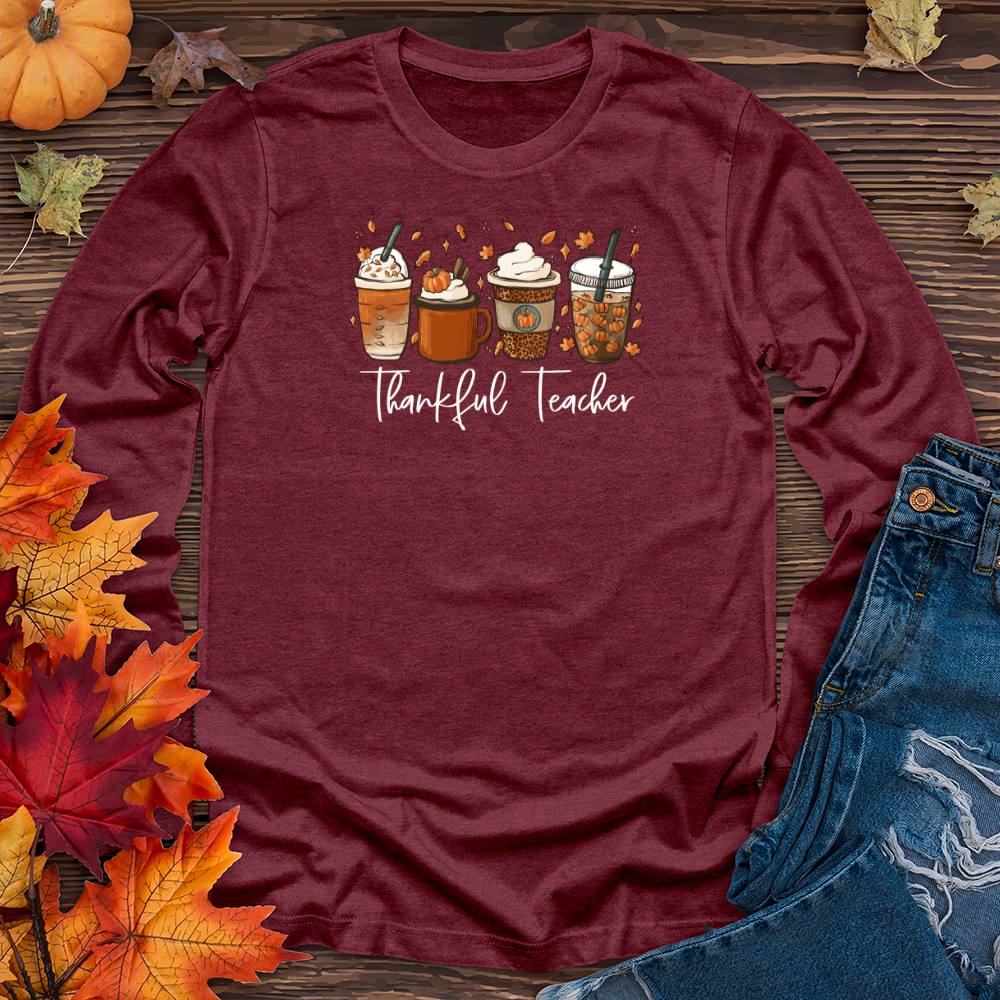 Thankful Teacher Long Sleeve Tee