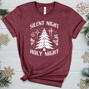 Silent Night Holy Night Heathered Tee