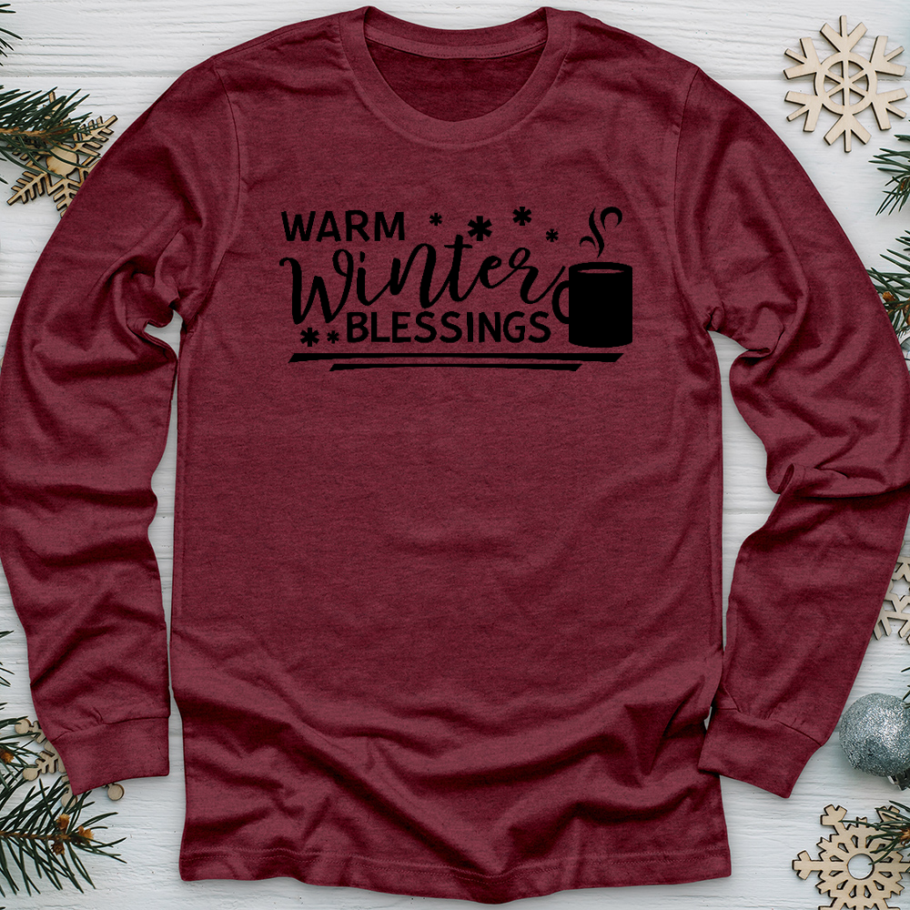 Warm Winter Blessings Long Sleeve Tee