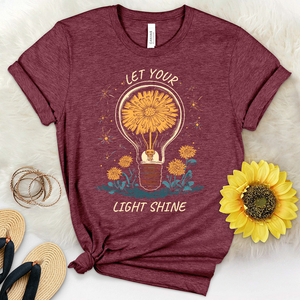 Dandelion Lightbulb Heathered Tee