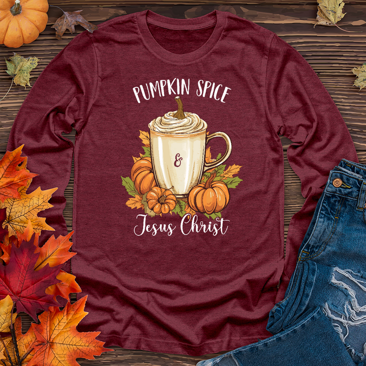 Autumn Latte Pumpkin Long Sleeve Tee