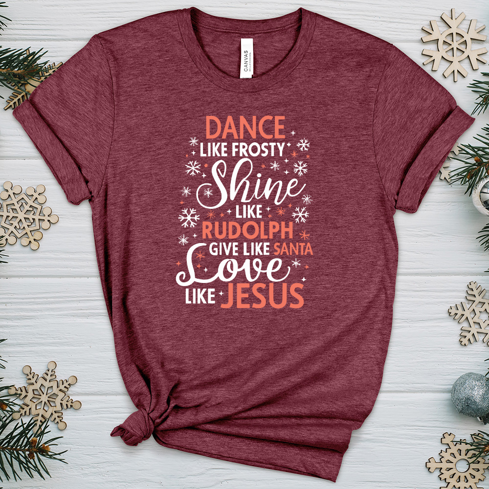 Dance Like Frosty Heathered Tee