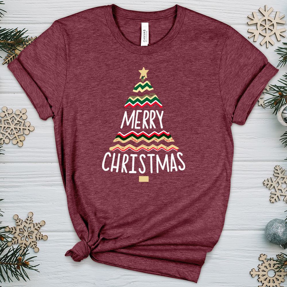 Merry Christmas Heathered Tee