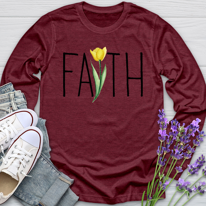 Faith Tulip Long Sleeve Tee