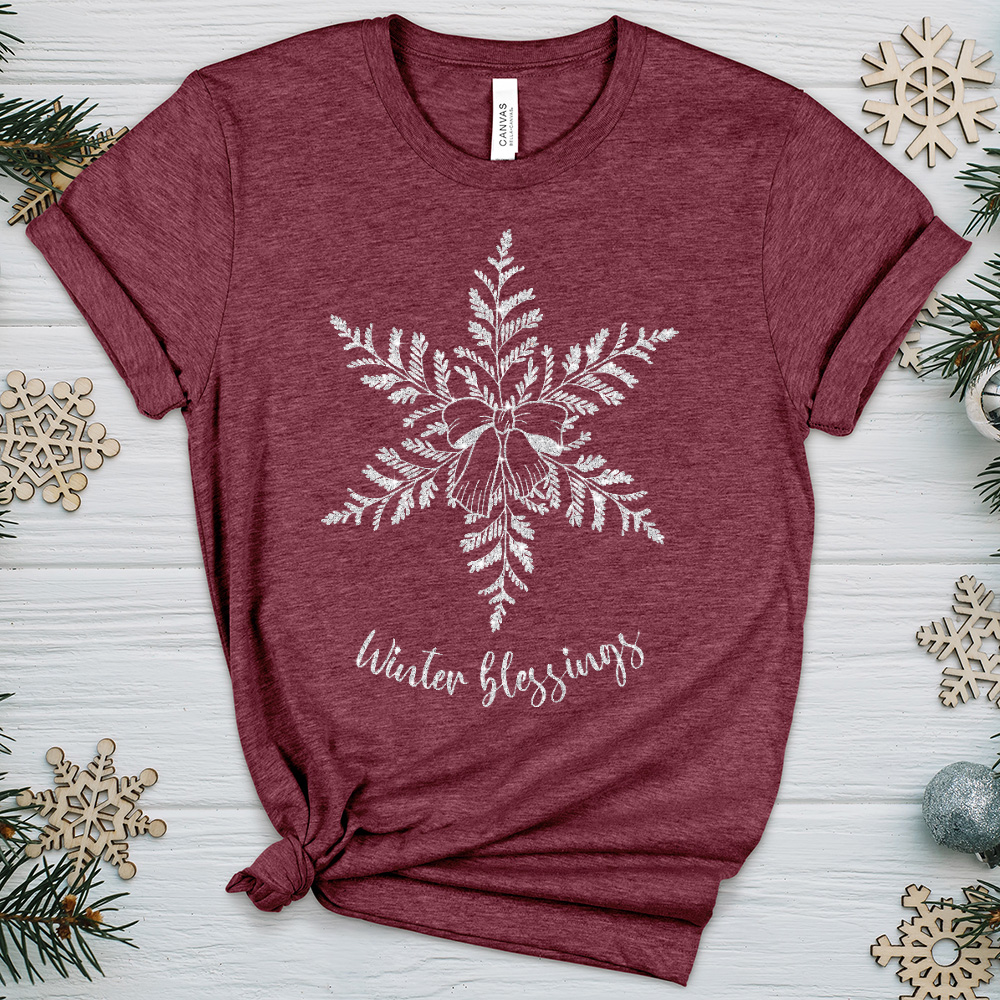 Winter Blessings Heathered Tee