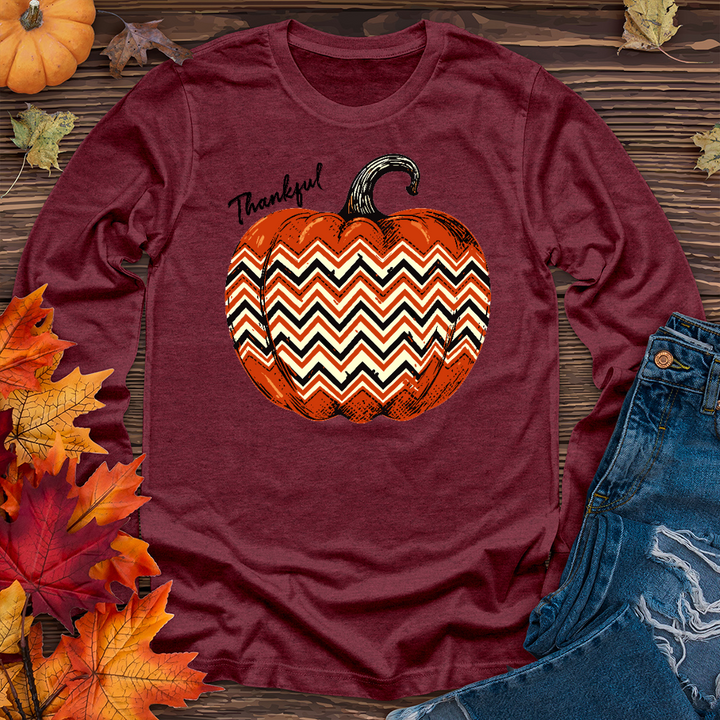 Thankful Pumpkin Love Long Sleeve Tee