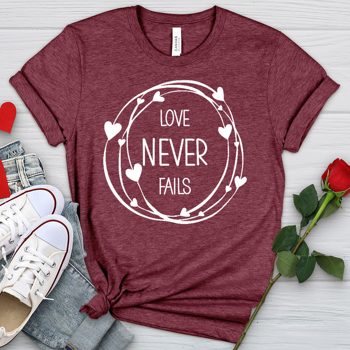 Heart Wreath Heathered Tee