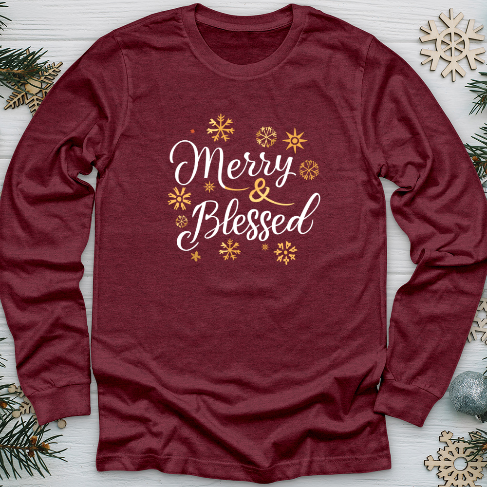 Merry and Blessed 01 Long Sleeve Tee