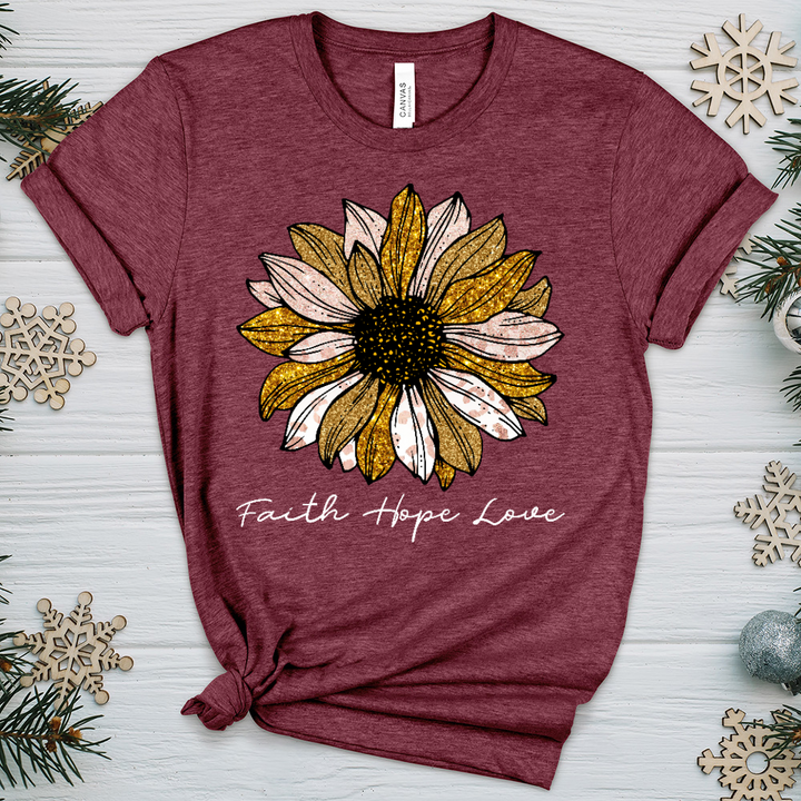 Faith Hope Love Sunflower V3