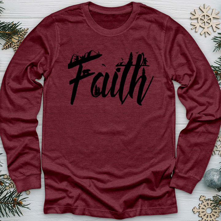 Faith Bear 01 Long Sleeve Tee