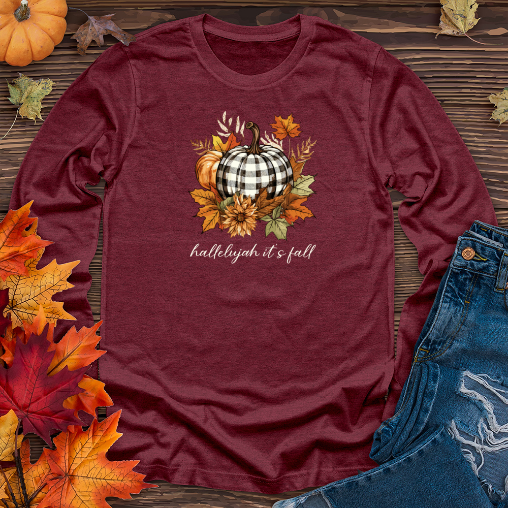 hallelujah its fall Long Sleeve Tee